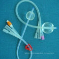 CE/ISO Approved 3-Way Silicone Foley Catheter